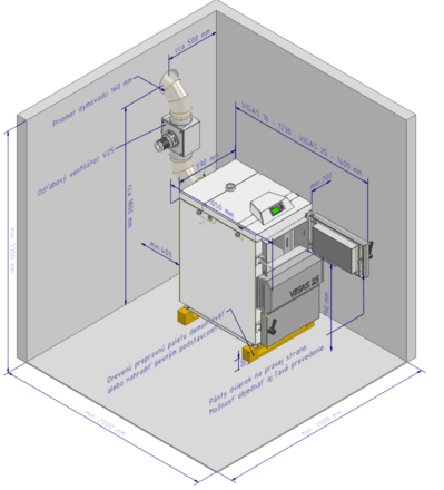 Maatvoering Vigas 25