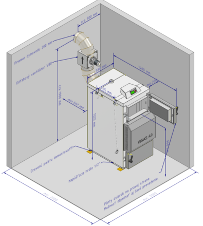 Maatvoering Vigas 40